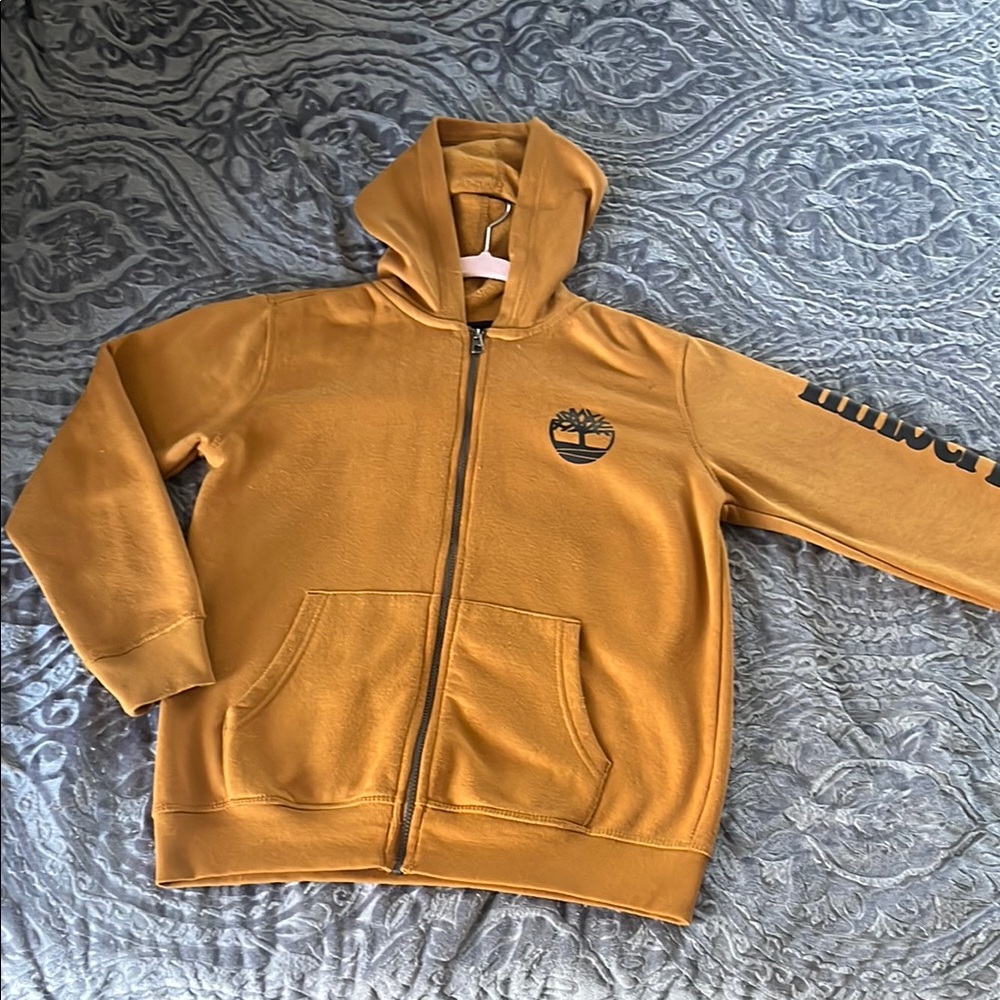 Timberland Kids' Mustard Hoodie Jacket